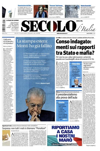 Il Secolo d'Italia : quotidiano per gli italiani